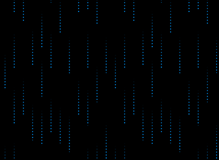 类似黑客帝国蓝色符号向下落代码雨特效最骚代码